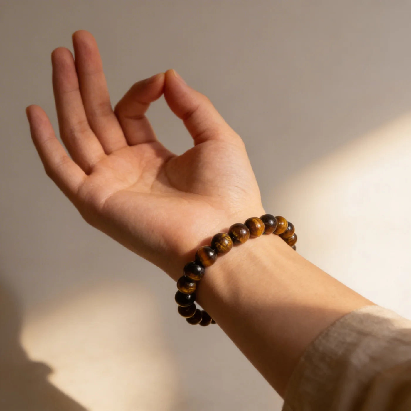 Tiger Eye Bracelet for Confidence, Protection & Success | Natural Stone Bracelet