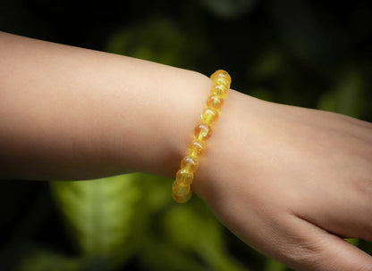 Natural Citrine Bracelet for Wealth, Success & Abundance | Genuine Crystal Stone Bracelet