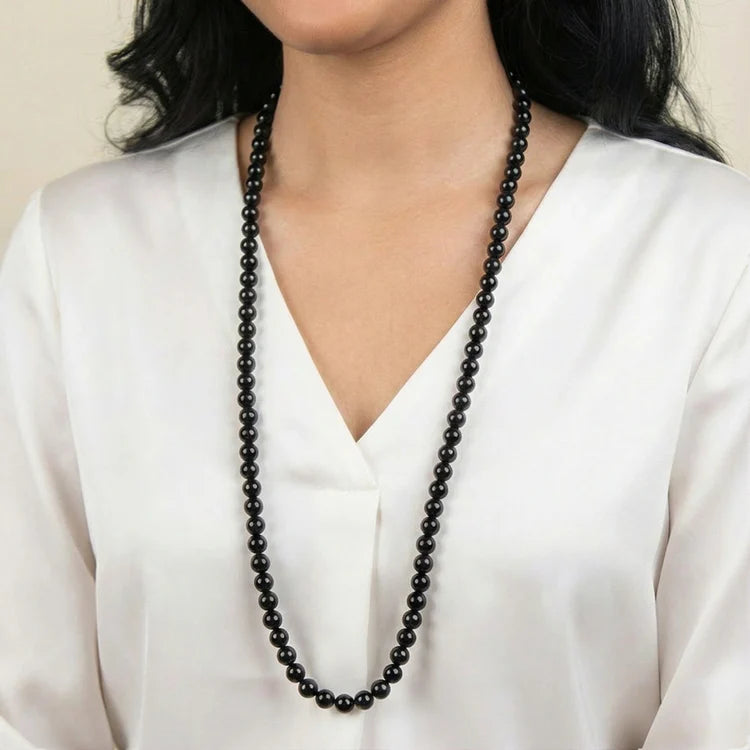 Black Obsidian Mala