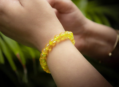 Natural Citrine Bracelet for Wealth, Success & Abundance | Genuine Crystal Stone Bracelet