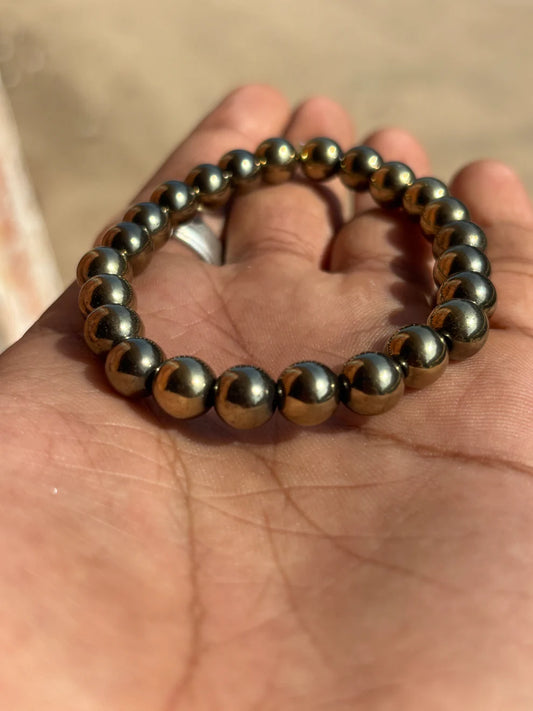 Raw Pyrite Bracelet | For Confidence, Focus & Protection