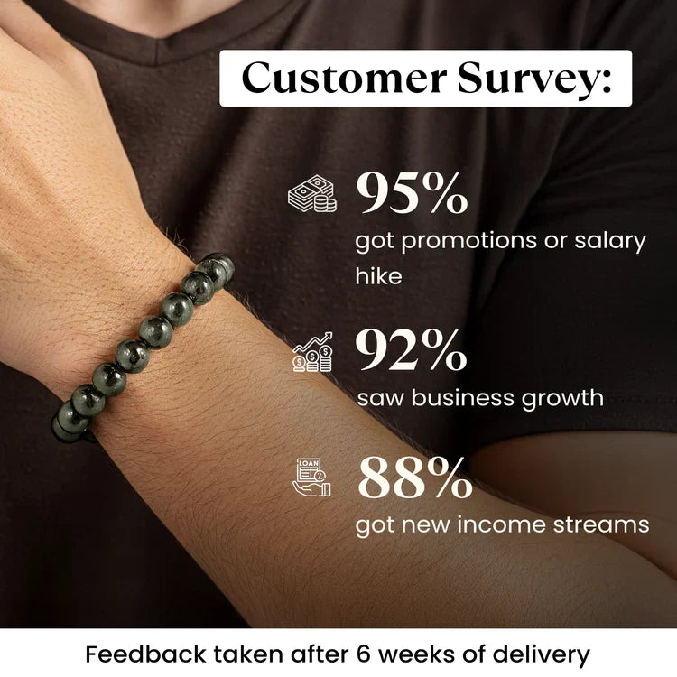 Raw Pyrite Natural Stone Bracelet – Handcrafted Energy Jewelry